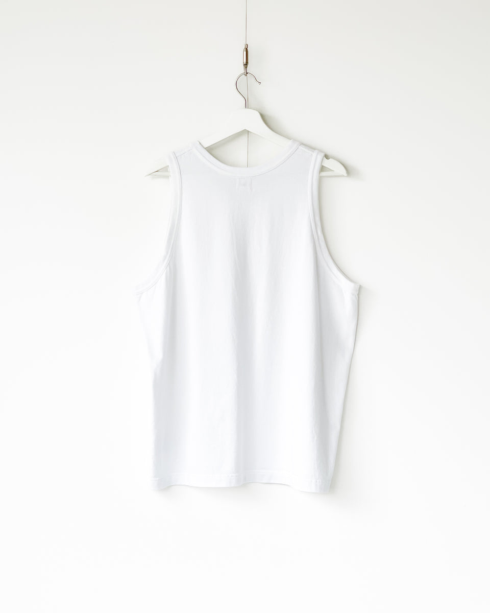 [blurhms] CLASSIC TANK TOP - WHITE – pan-kanazawa