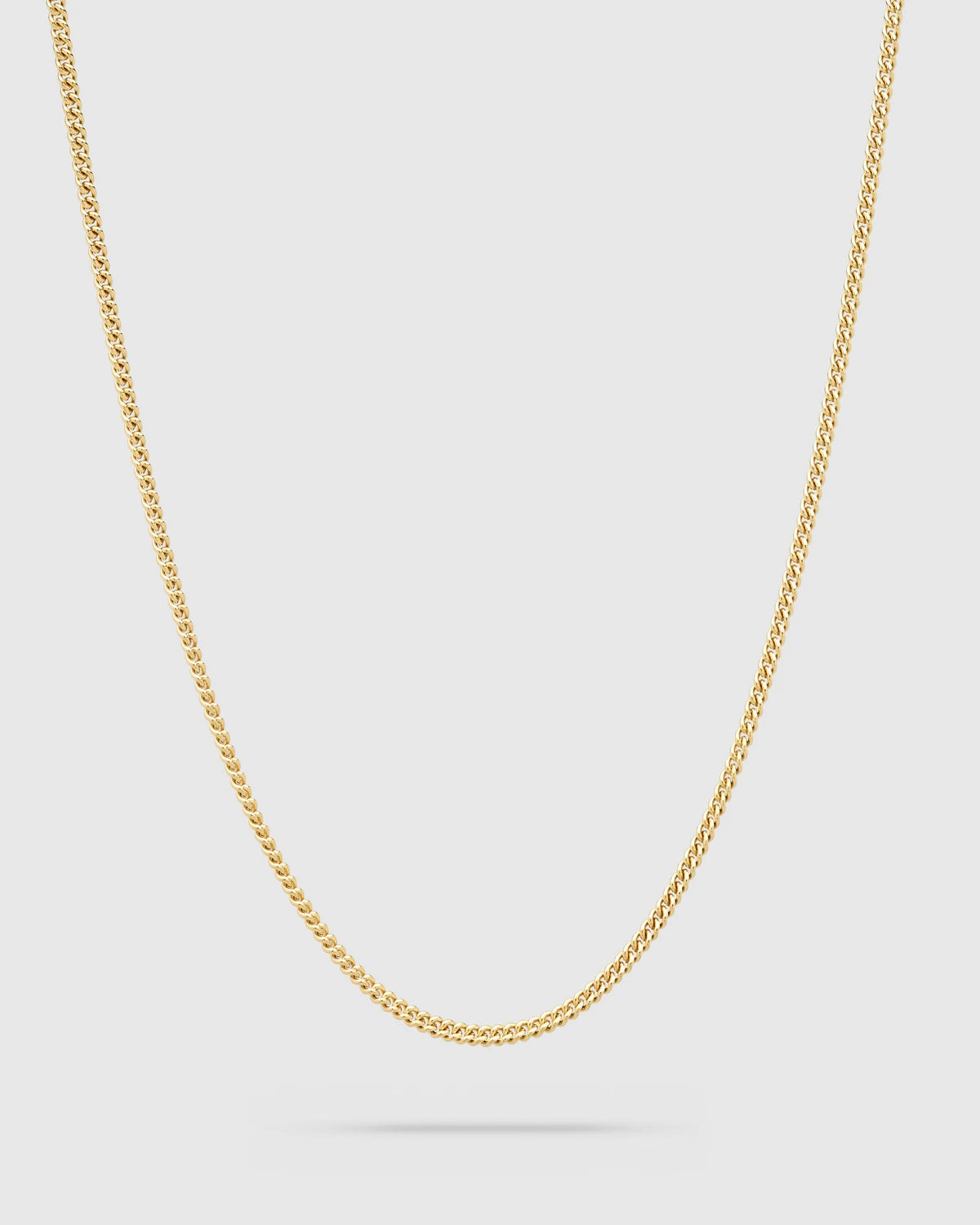 【TOM WOOD】CURB CHAIN SLIM GOLD