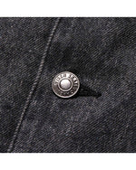 画像をギャラリービューアに読み込む, 【EVISEN SKATEBOARDS】DENIM JACKET - BLACK
