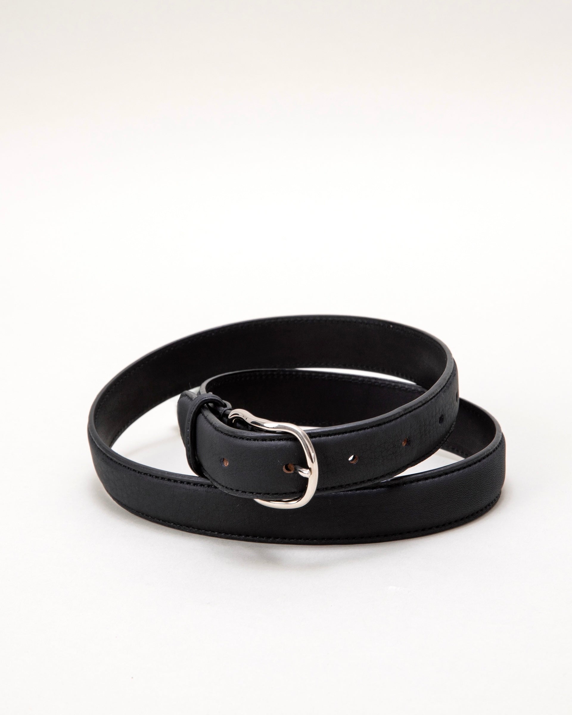 【ERA.】EO SHRINK AUTHENTIC NARROW BELT - BLACK