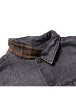 画像をギャラリービューアに読み込む, 【EVISEN SKATEBOARDS】DENIM JACKET - BLACK
