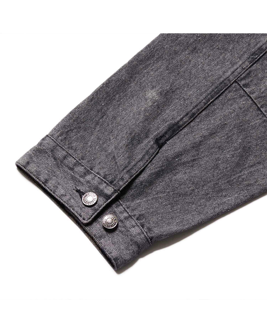 【EVISEN SKATEBOARDS】DENIM JACKET - BLACK