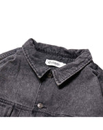 画像をギャラリービューアに読み込む, 【EVISEN SKATEBOARDS】DENIM JACKET - BLACK
