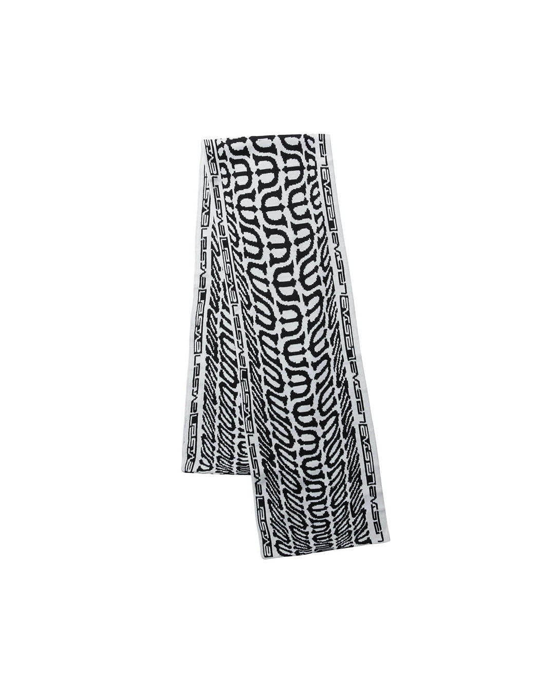 【EVISEN SKATEBOARDS】E LOGO SCARF - WHITE