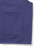 Load image into Gallery viewer, [THISISNEVERTHAT] ZIP SWEAT VEST - PURPLE BLUE 
