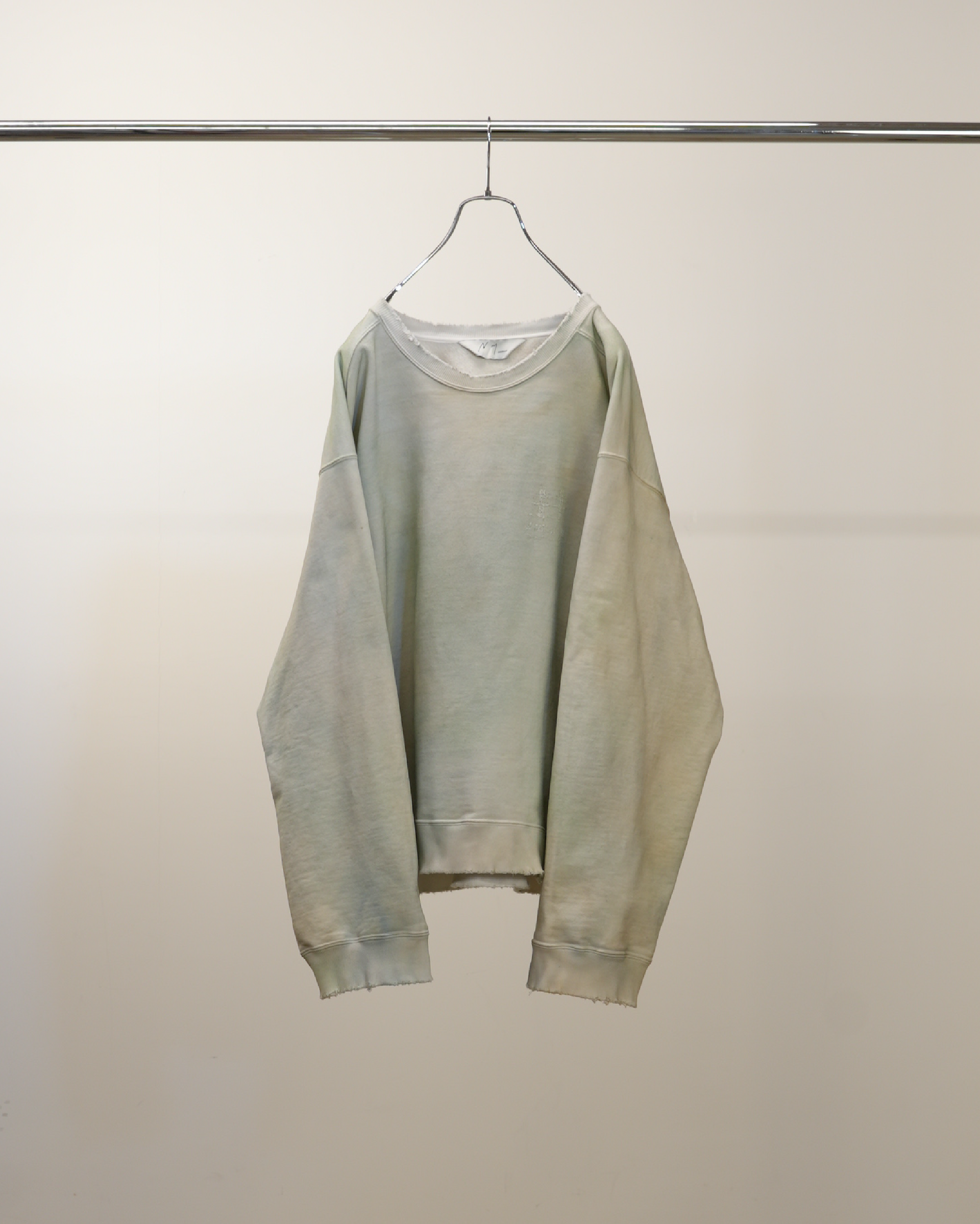 【ANCELLM】BRIDGE SWEAT SHIRT - LAKE