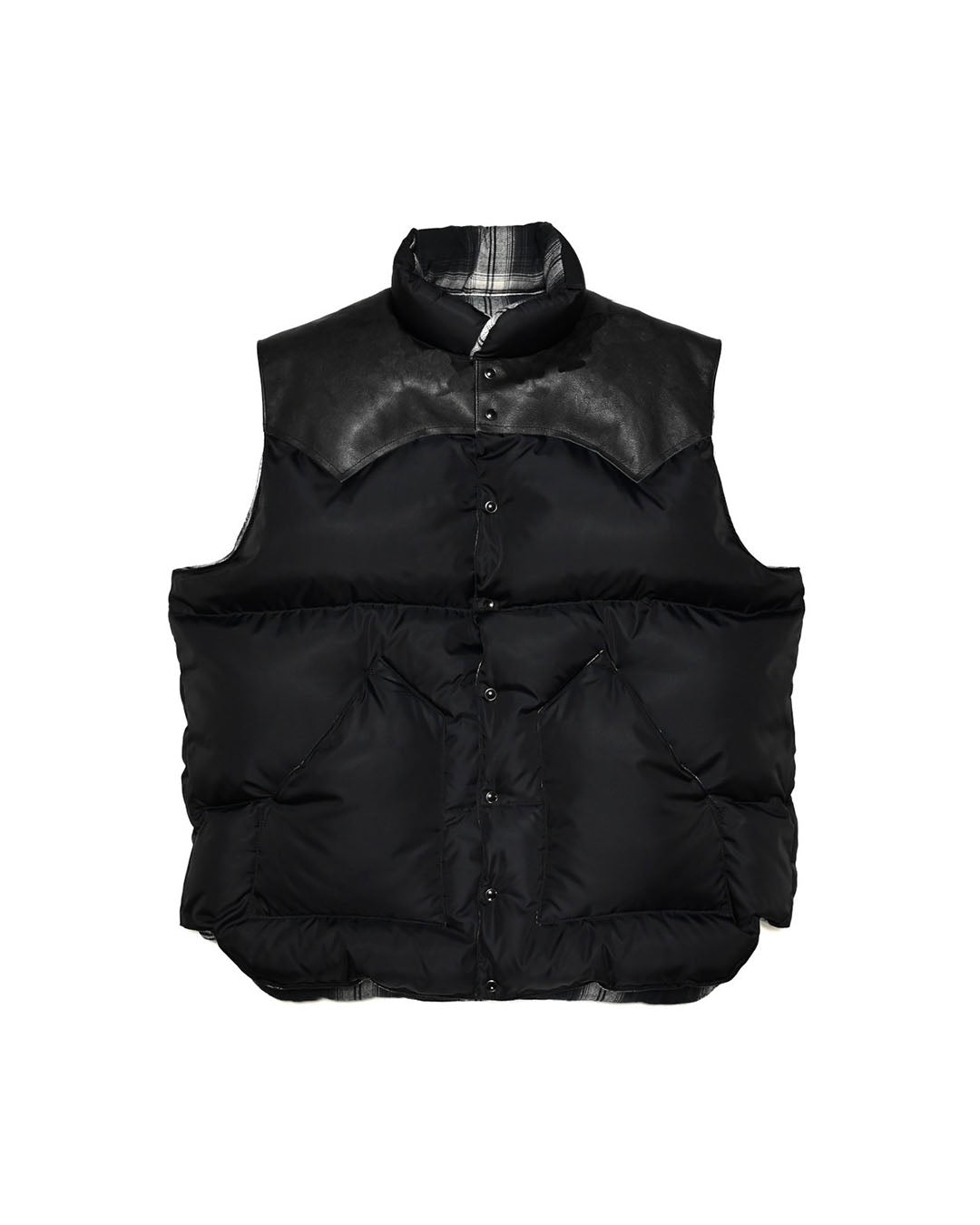 【RAFU】RMFC DOWN VEST - BLACK