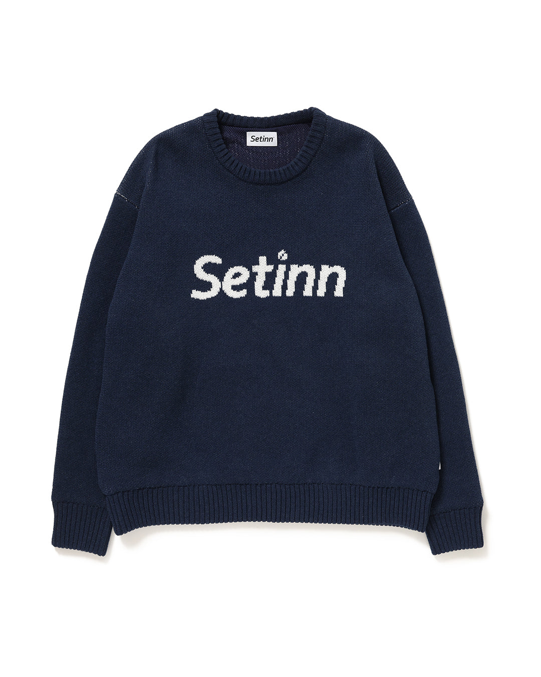 【SETINN】 JACQUARD KNIT - NAVY