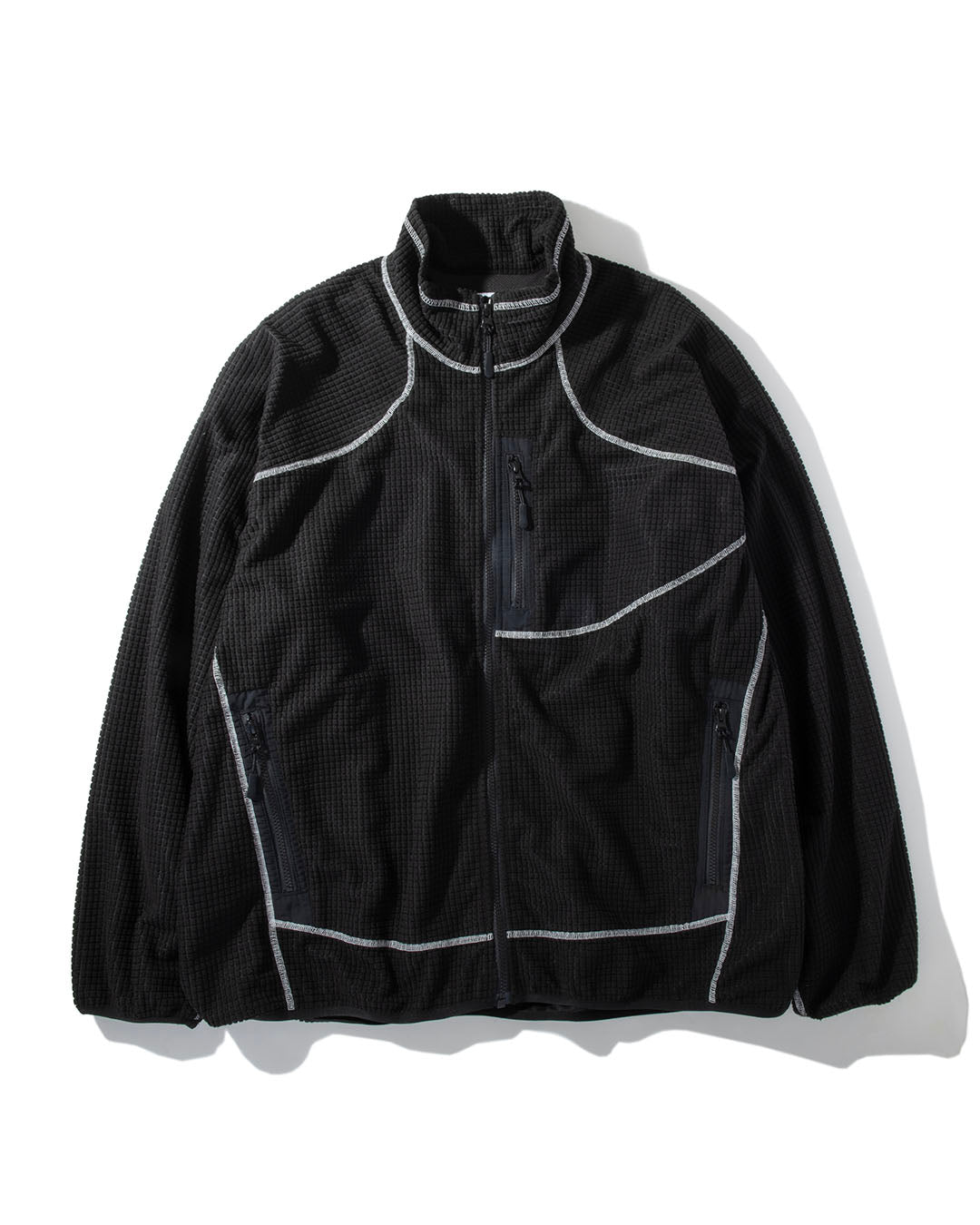 【ACY】FLEECE JACKET - BLACK