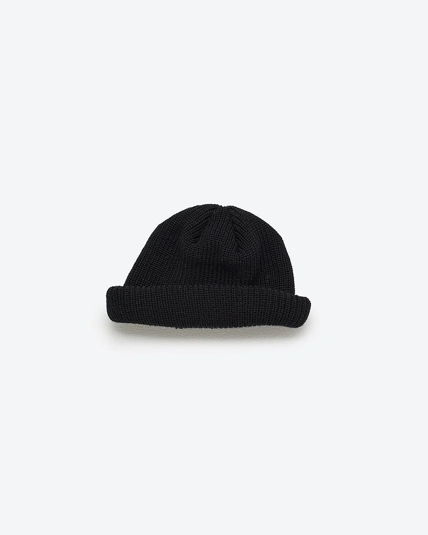 【KIJIMA TAKAYUKI】KNIT DECK CAP - BLACK