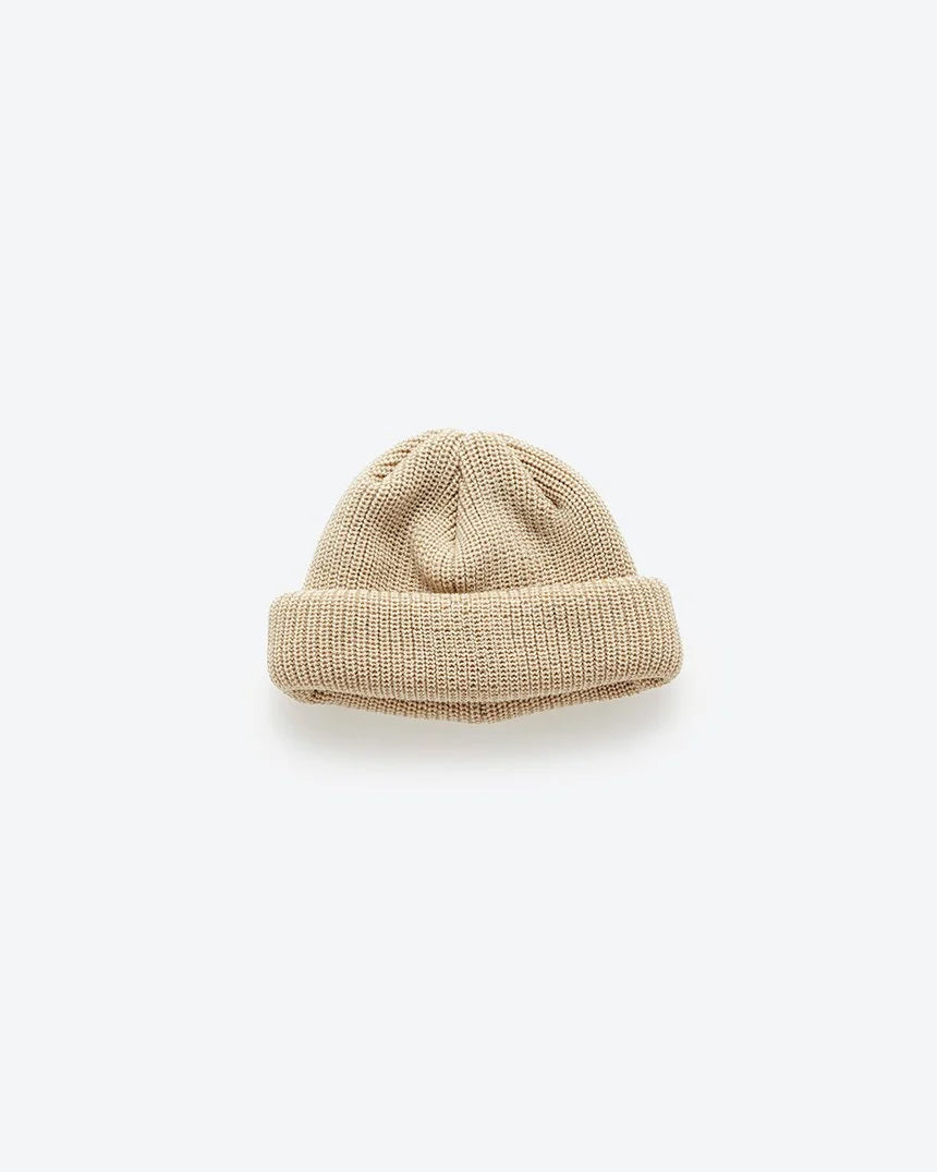 【KIJIMA TAKAYUKI】KNIT DECK CAP - BEIGE