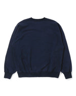 Load image into Gallery viewer, [CITY COUNTRY CITY] COTTON SWEAT SHIRT COLLEGE LOGO - NAVY
