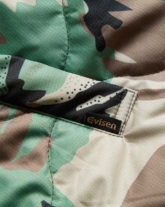 【EVISEN SKATEBOARDS】SOUVENIR QUILTING JACKET - CAMO