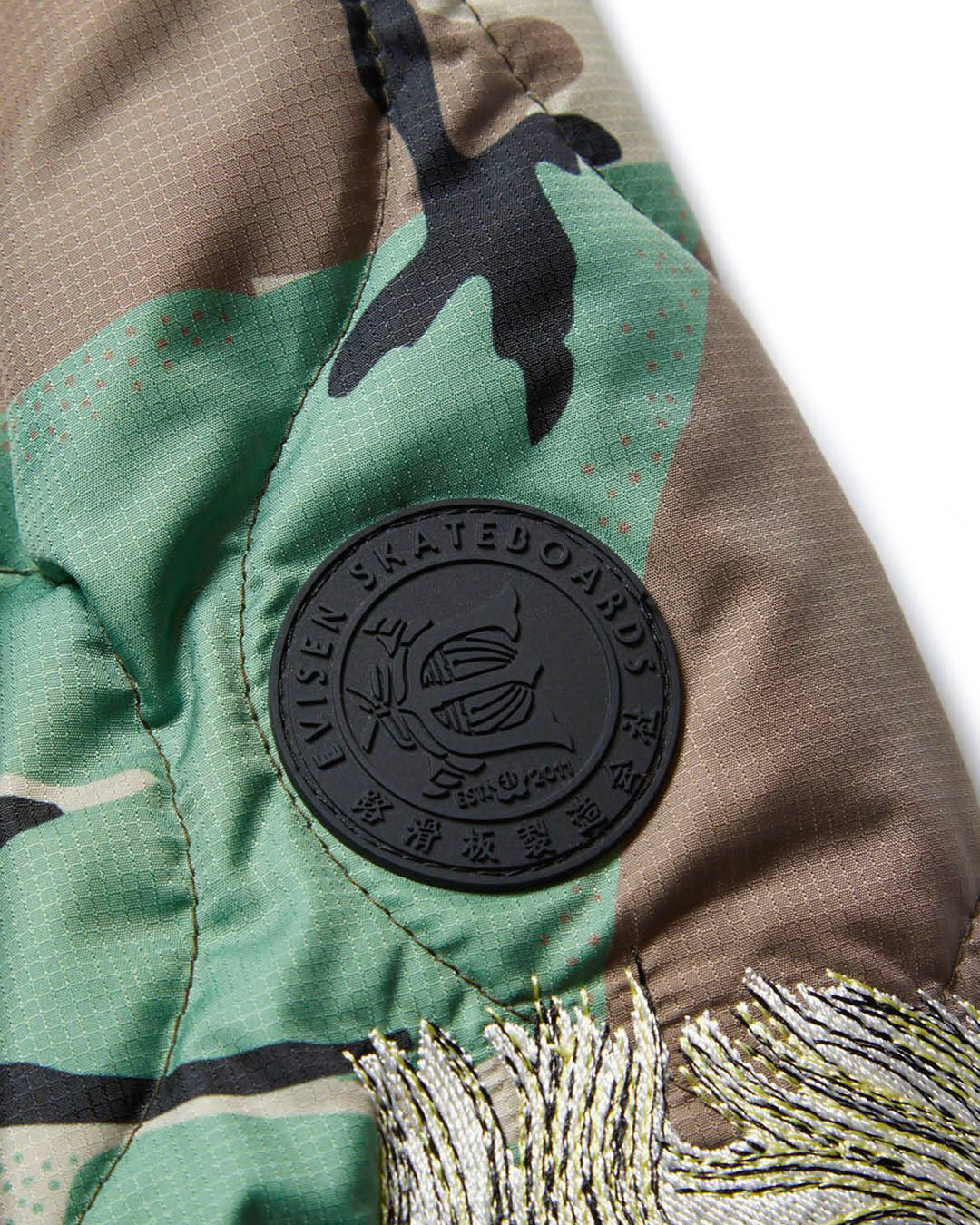 【EVISEN SKATEBOARDS】SOUVENIR QUILTING JACKET - CAMO