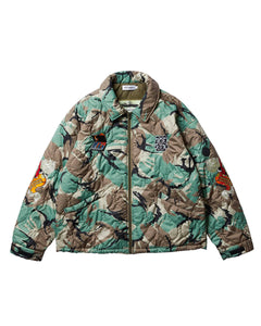 【EVISEN SKATEBOARDS】SOUVENIR QUILTING JACKET - CAMO