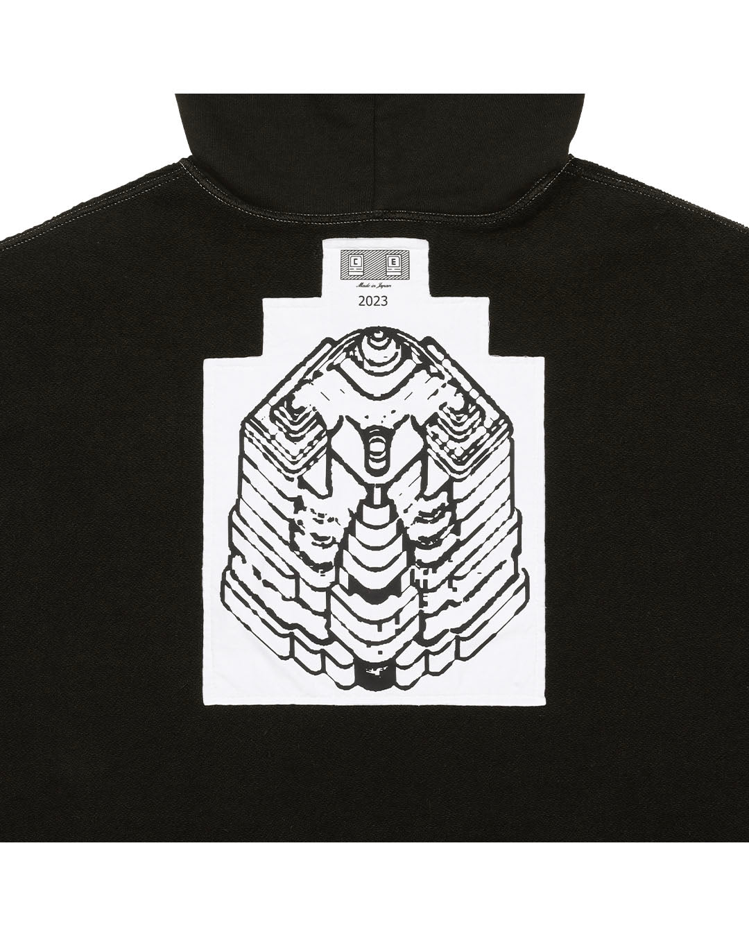 【C.E】SOLID HEAVY HOODY #2 - BLACK