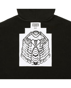 【C.E】SOLID HEAVY HOODY #2 - BLACK