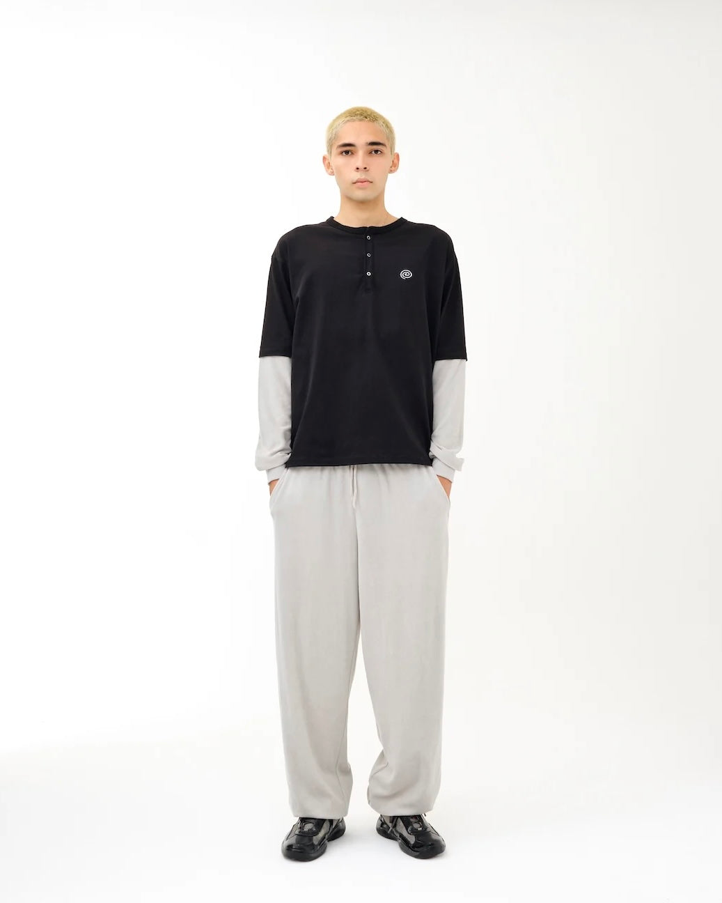 SOL】PILE EASY PANTS - GRAY