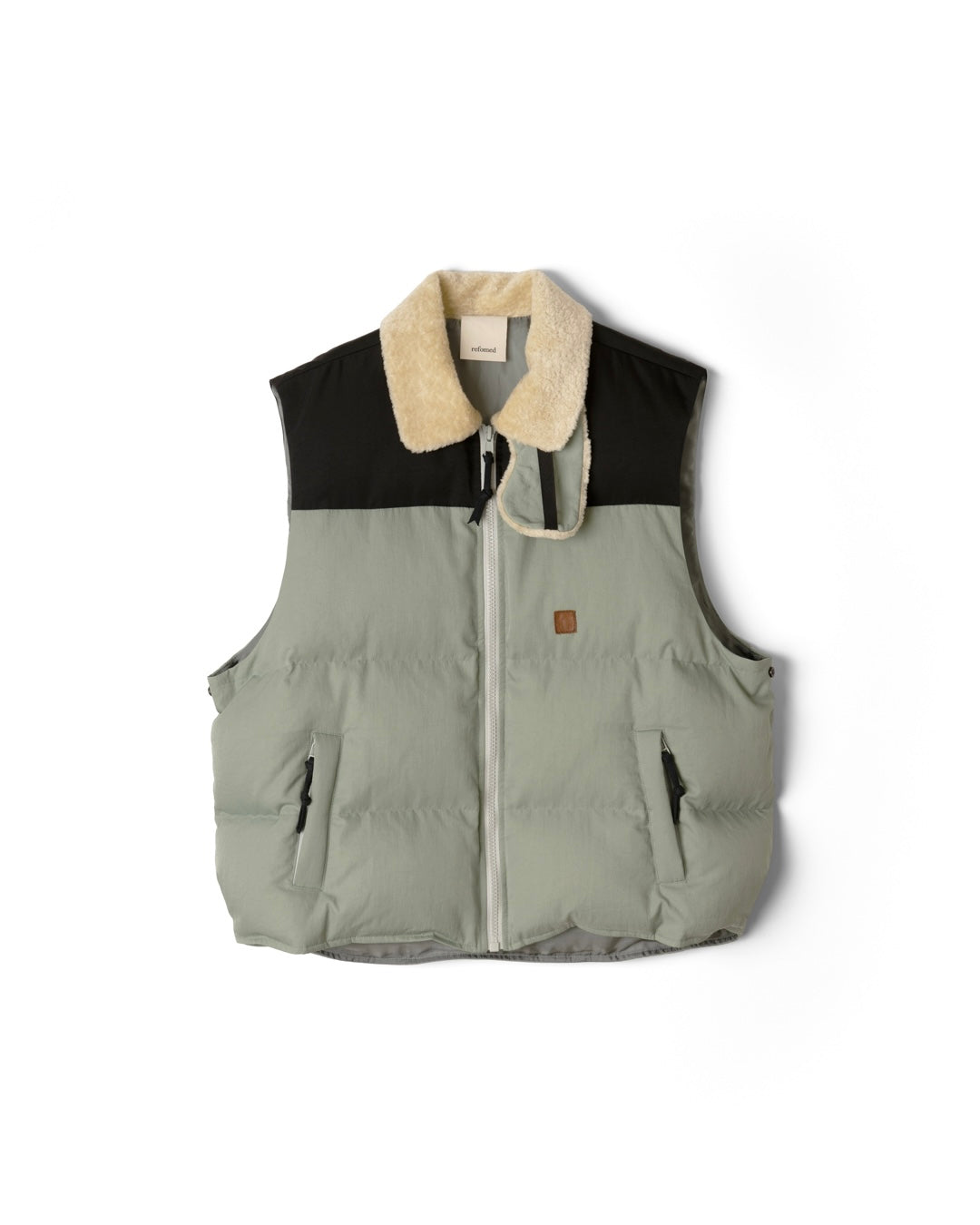 【REFOMED】SLEEPING DOWN VEST - BLUEGRAY