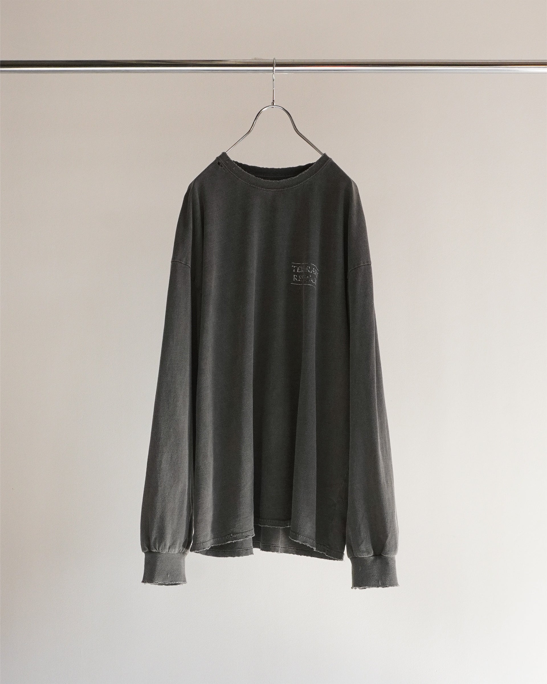 【ANCELLM】T/RESIDENCE LS T-SHIRT - BLACK