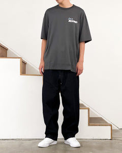 【ICE&TECHNO】ICEN TECHNO LOGO TEE - CHARCOAL