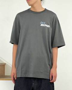 【ICE&TECHNO】ICEN TECHNO LOGO TEE - CHARCOAL