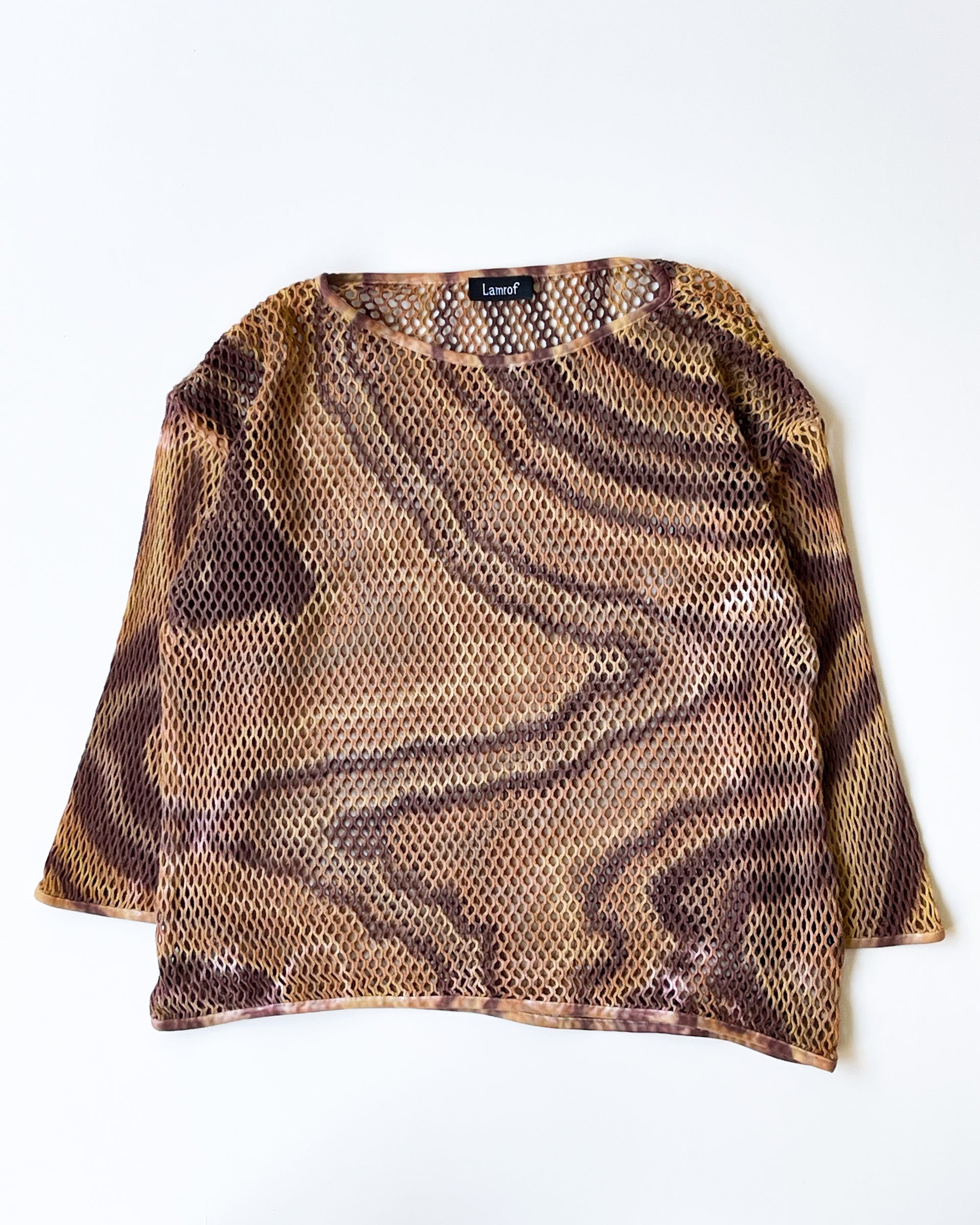 【LAMROF】AMI ART PULLOVER - CAMEL BROWN