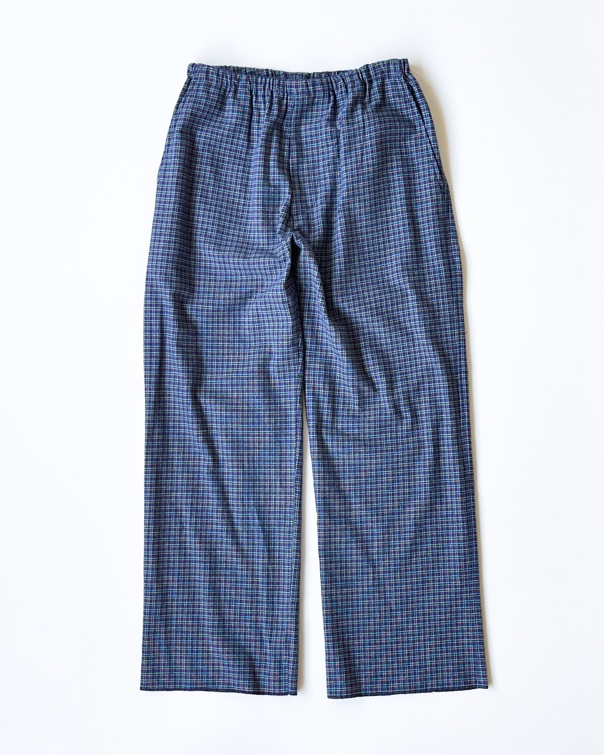 【LAMROF】VARSATILE PYJAMA PANTS - BLUE CHECK