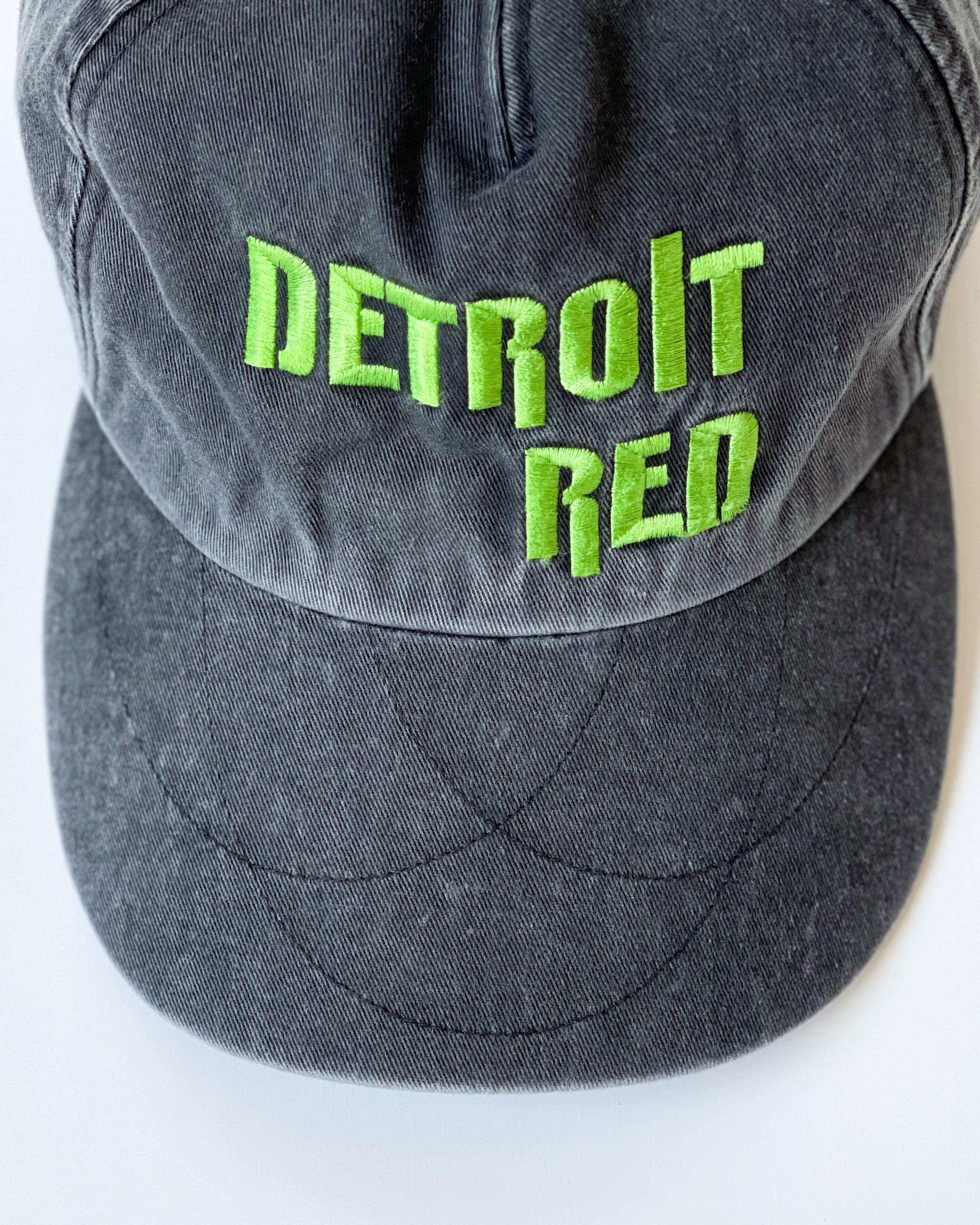 LAMROF】DETROIT RED CAP - BLACK