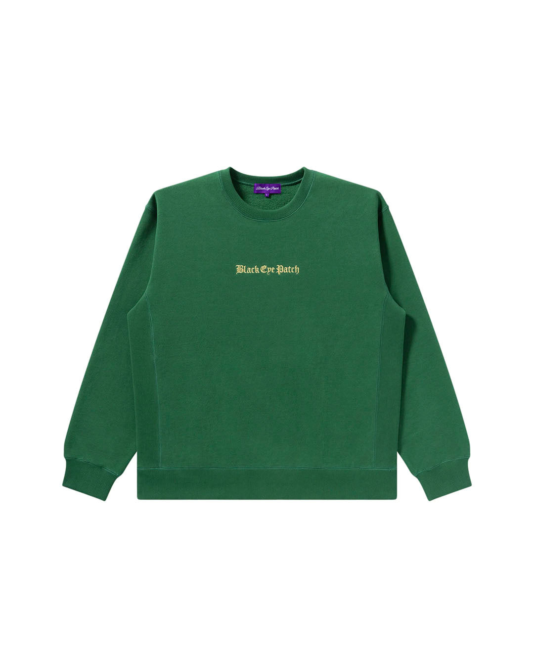 【BLACKEYEPATCH】OE LOGO CREW SWEAT - GREEN