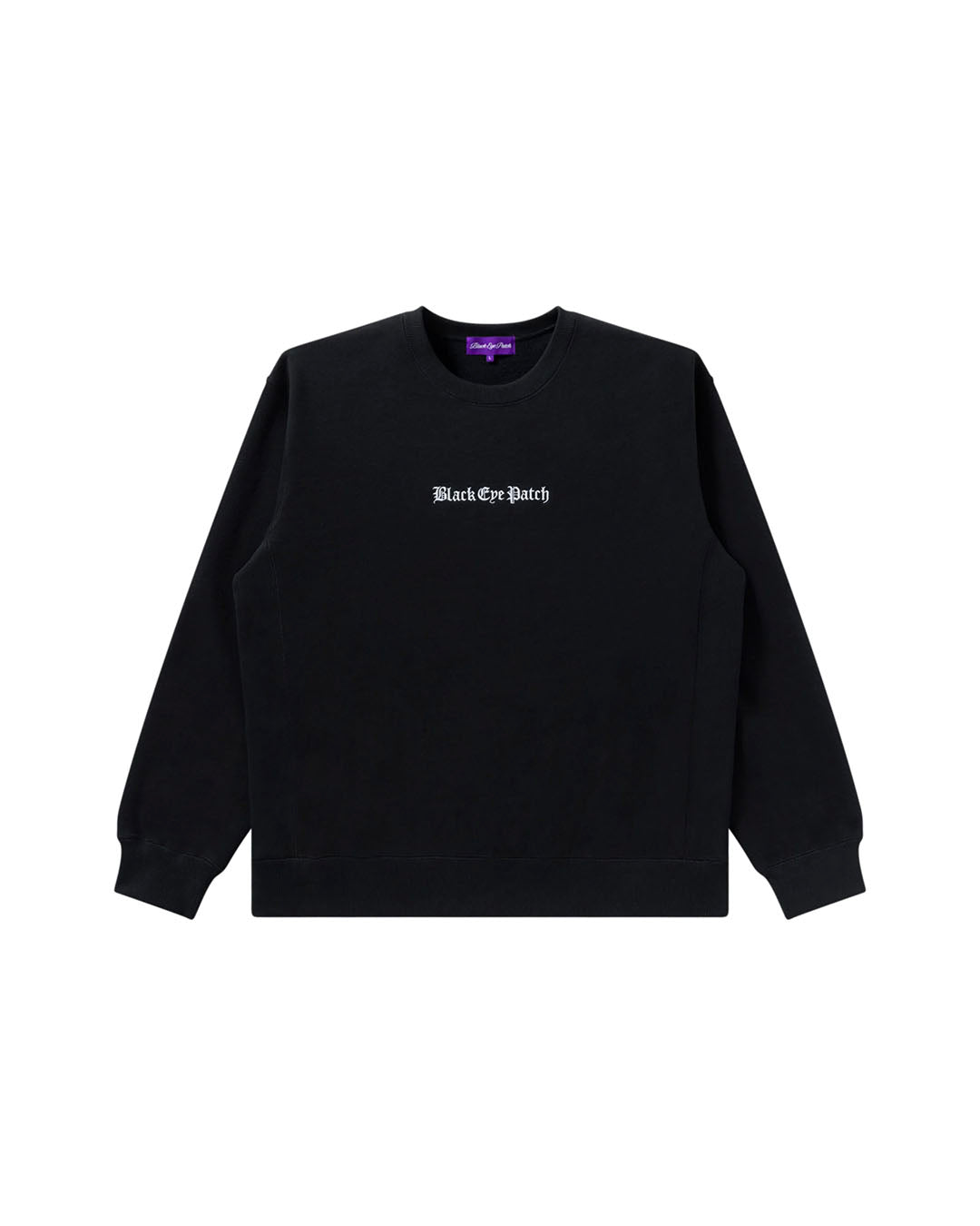 【BLACKEYEPATCH】OE LOGO CREW SWEAT - BLACK