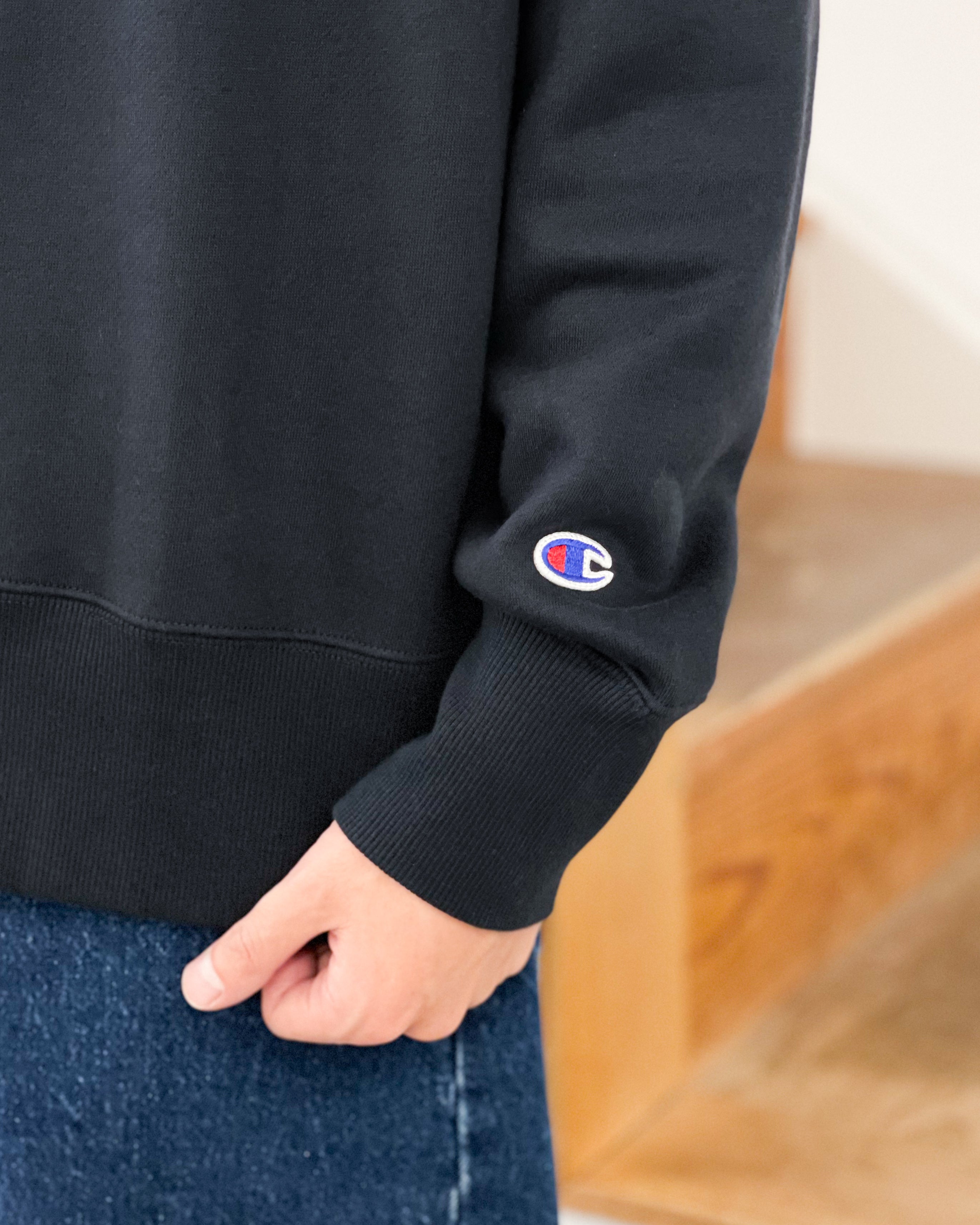 SETINN】Champion STN TENNIS CREW SWEAT - NAVY