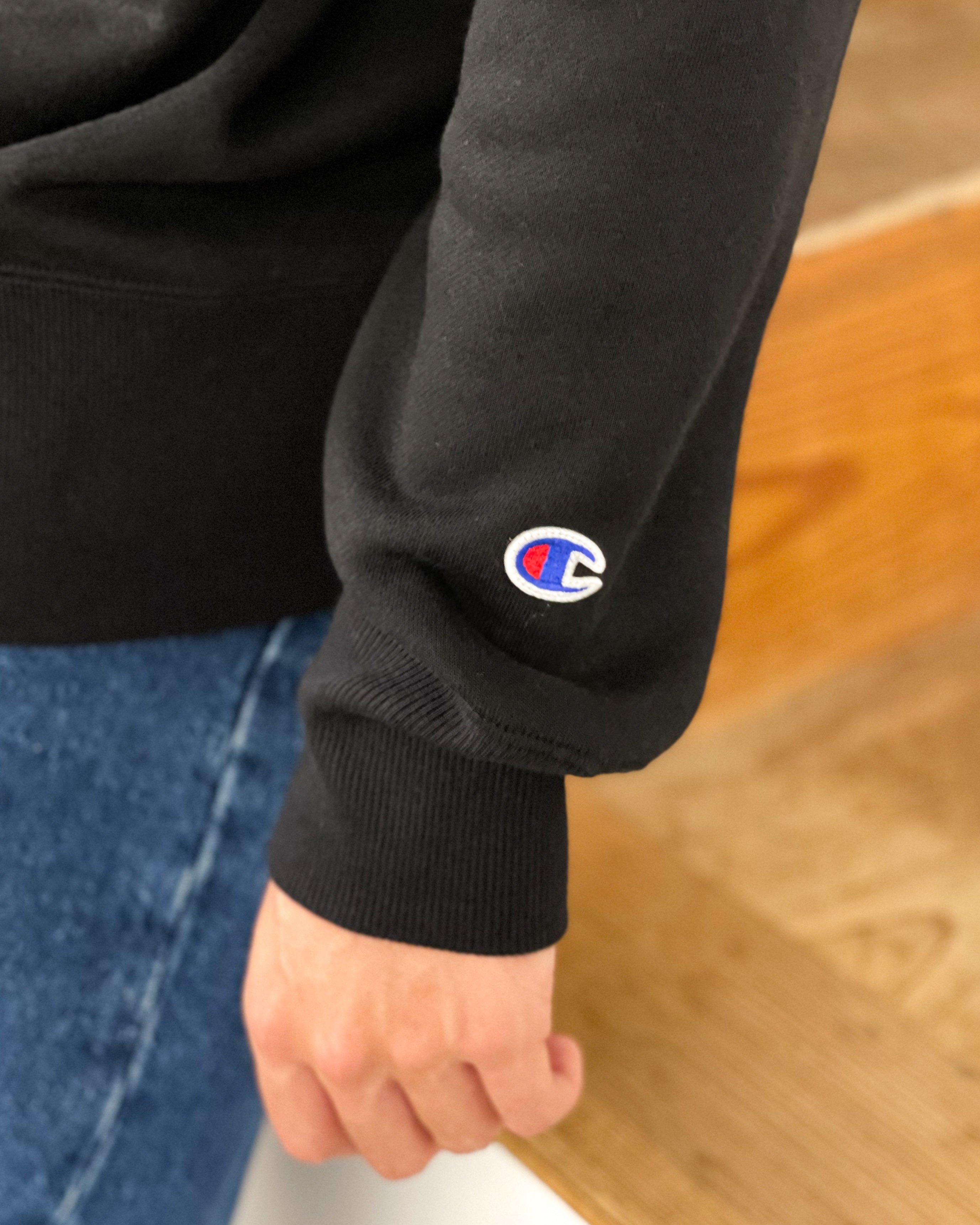 SETINN】Champion STN TENNIS CREW SWEAT - BLACK