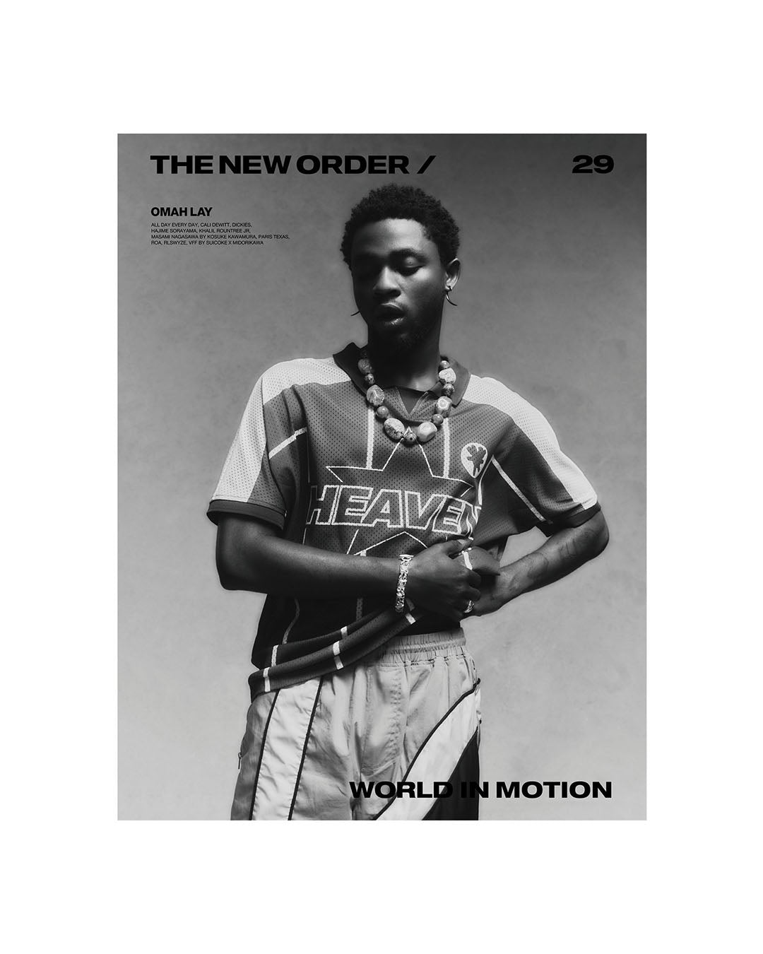 【THE NEW ORDER】ISSUE 29 - OMAH LAY