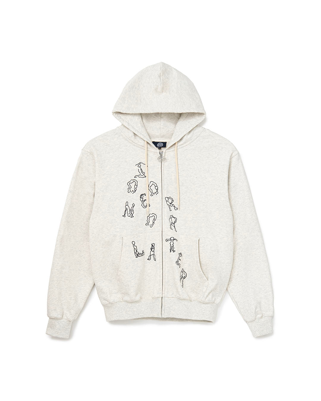 【SOL】YOGA ZIP HOODIE - OATMEAL