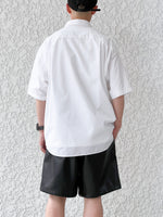 画像をギャラリービューアに読み込む, 【SOFTHYPHEN】TYPEWRITER S/S OVER SIZED SHIRT - WHITE
