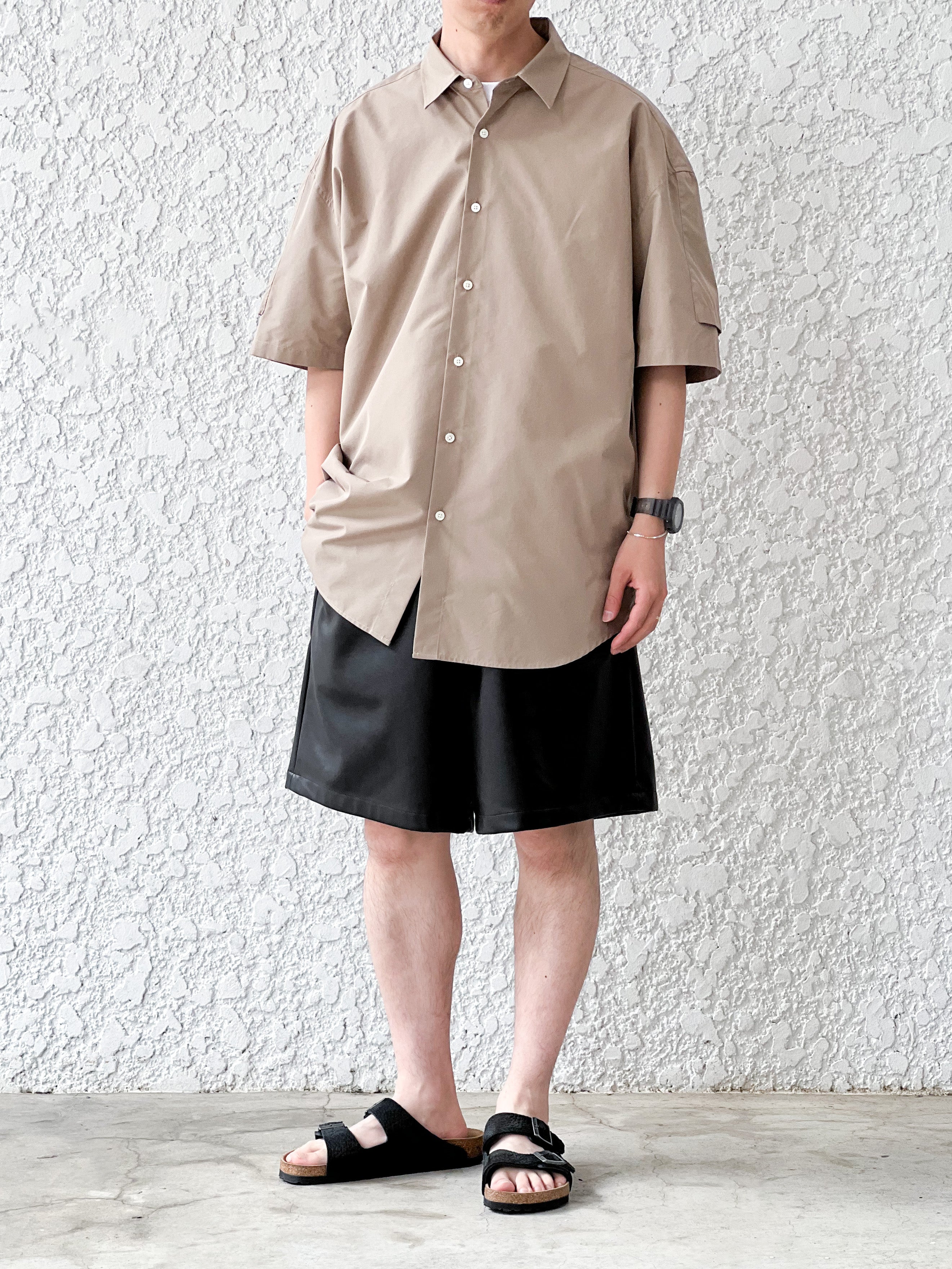 【SOFTHYPHEN】SOHY SIGNATURE S/S SHIRT - BEIGE