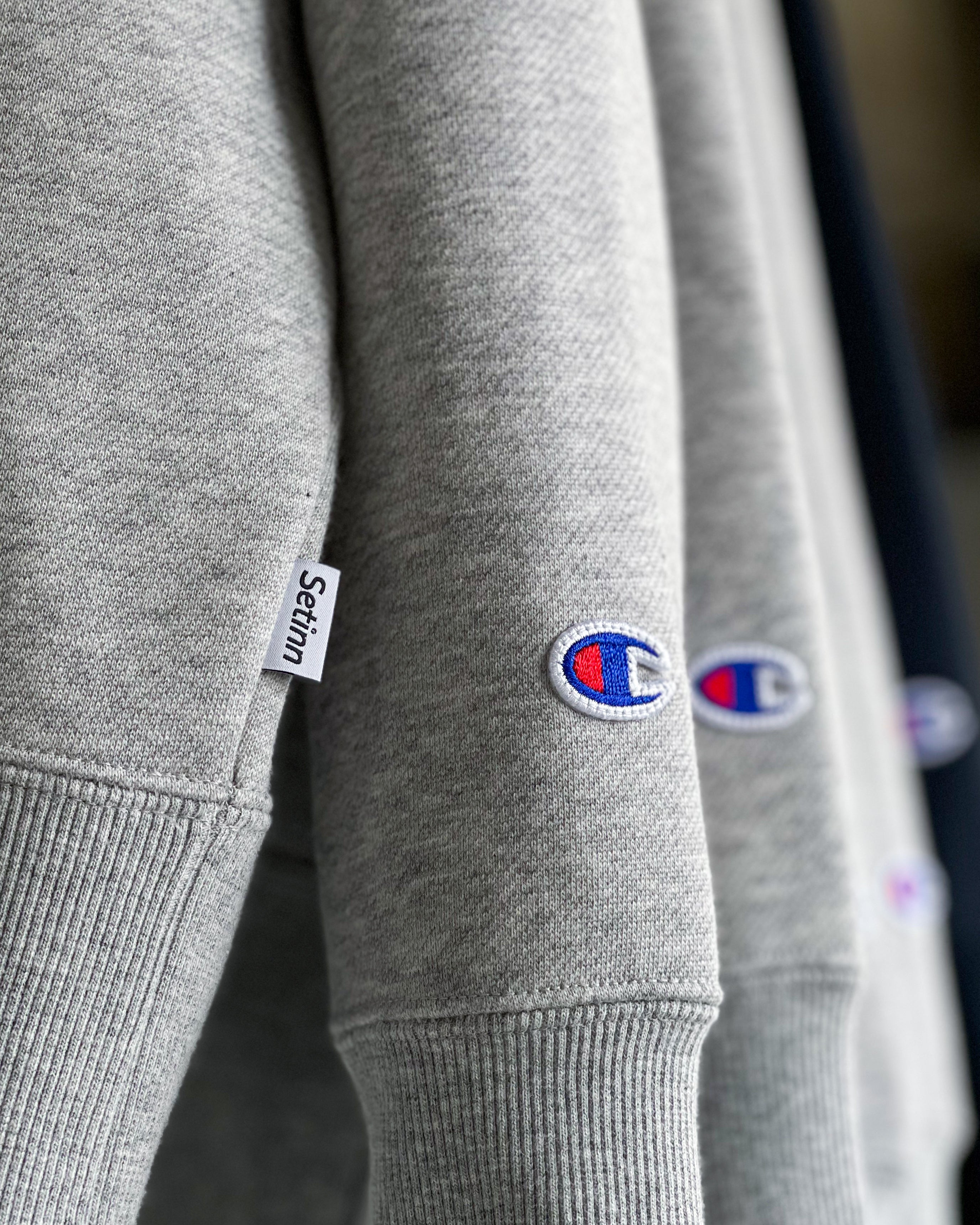 SETINN】Champion STN TENNIS CREW SWEAT - ASH