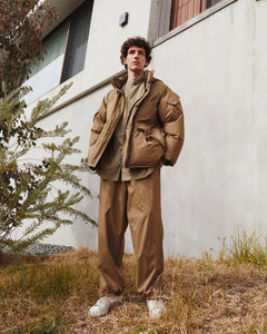 [BLURHMS ROOTSTOCK] COTTON SERGE 47 PANTS - OLIVE