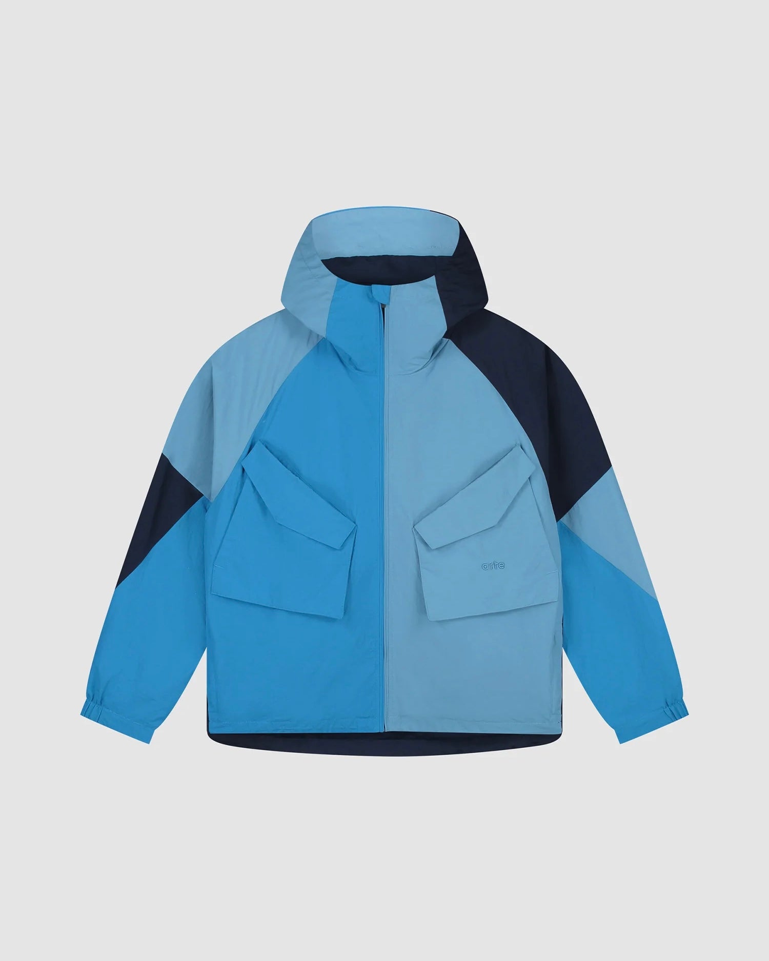 【ARTE ANTWERP】MULTICOLOR TECHNICAL JACKET - BLUE