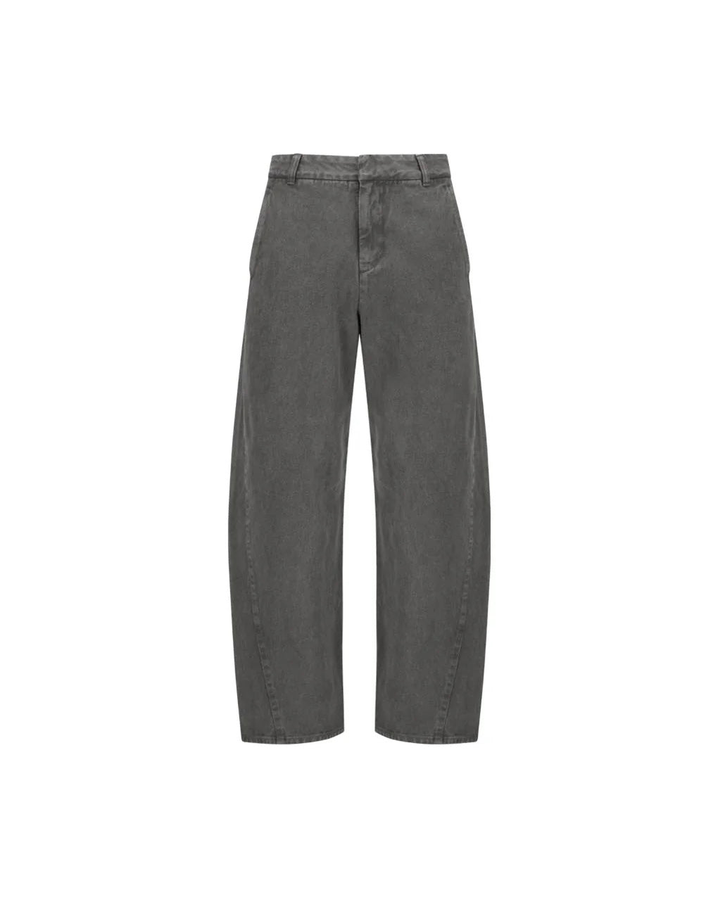 【AMOMENTO】MEN’S GARMENTS DYED CURVED SEAM DENIM - BROWN