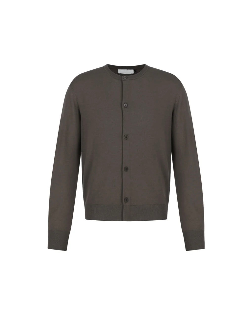 【AMOMENTO】MEN’S WOOL CARDIGAN - BROWN