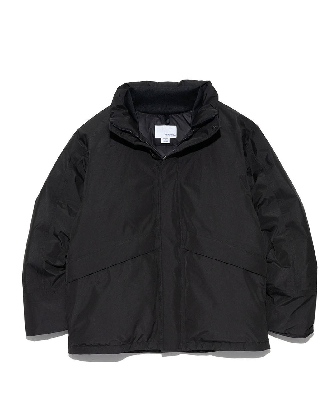 【NANAMICA】GORE-TEX SHORT DOWN JACKET - BLACK