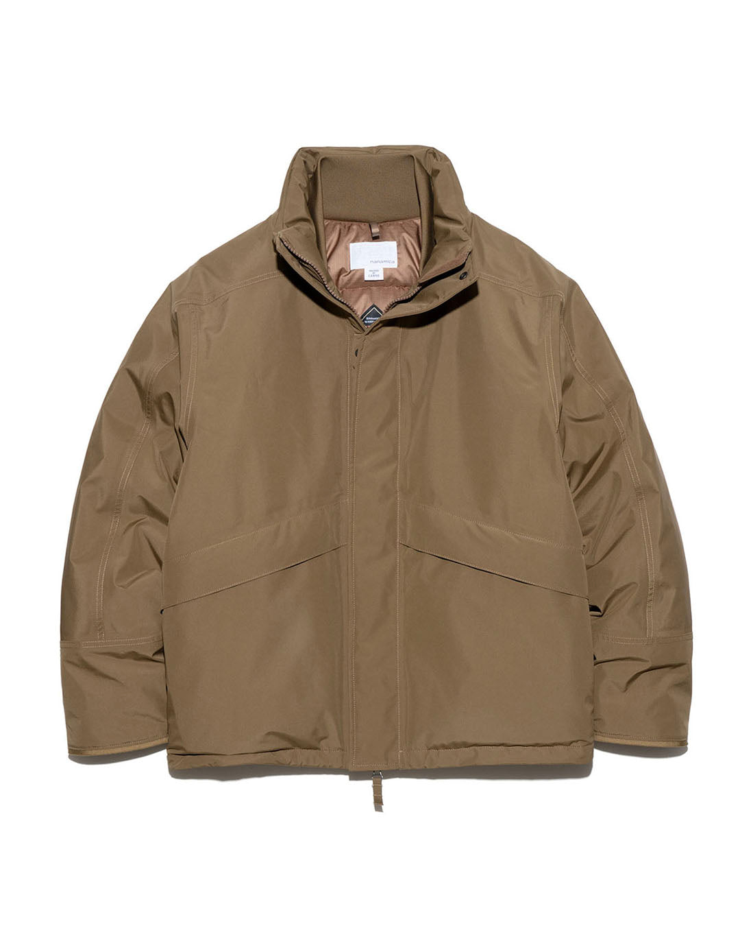 【NANAMICA】GORE-TEX SHORT DOWN JACKET - WET SAND