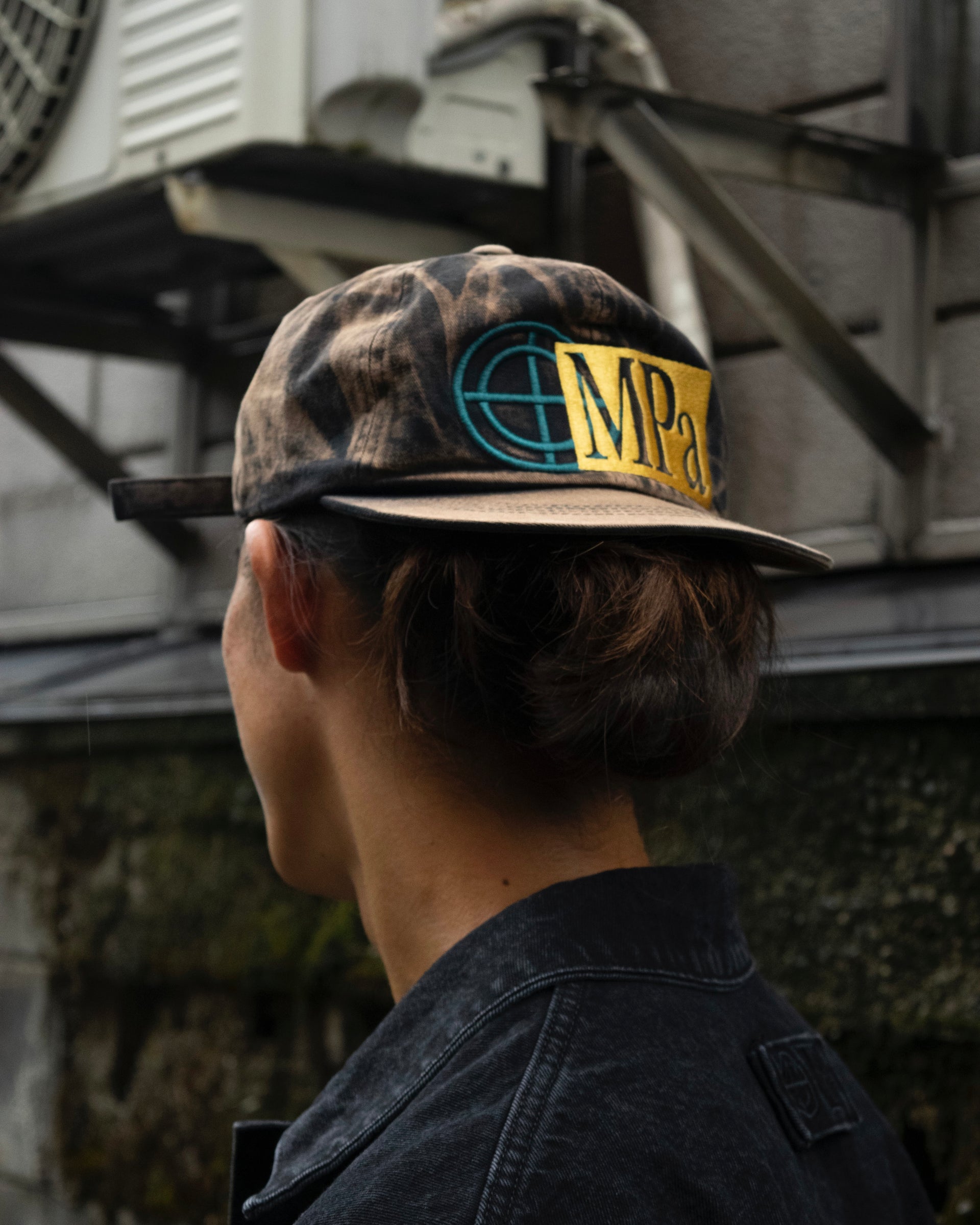 【PLASTICPRODUCT】MPA BLEACHED CAP - BLACK