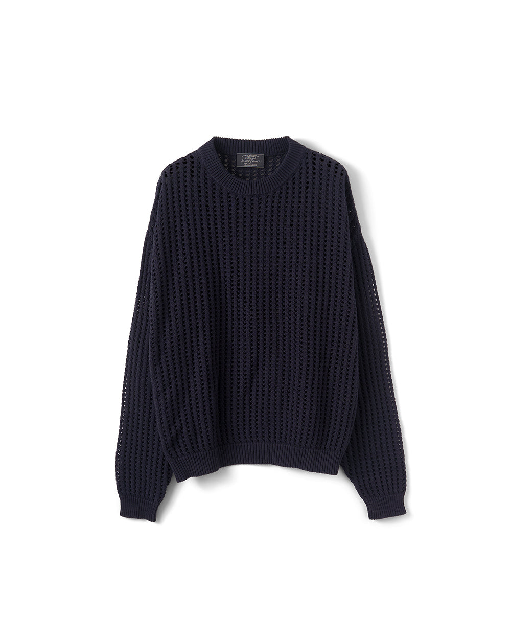 【REFOMED】GUARD KNIT SWEATER - NAVY