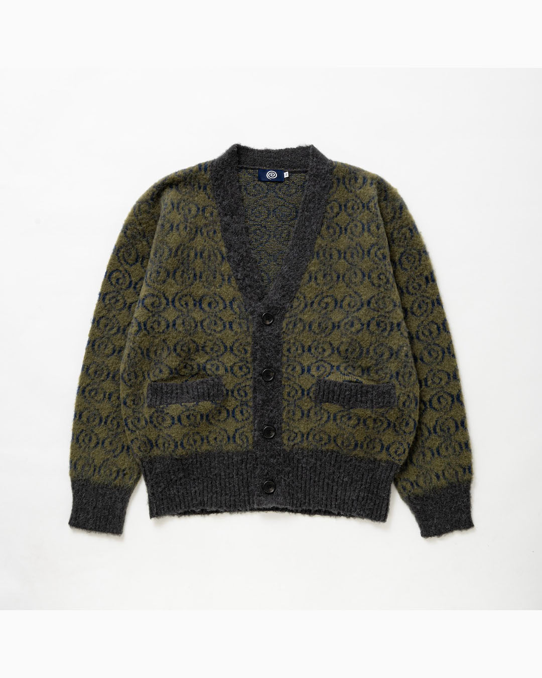 【SOL】SHAGGY KNIT CARDIGAN - KHAKI