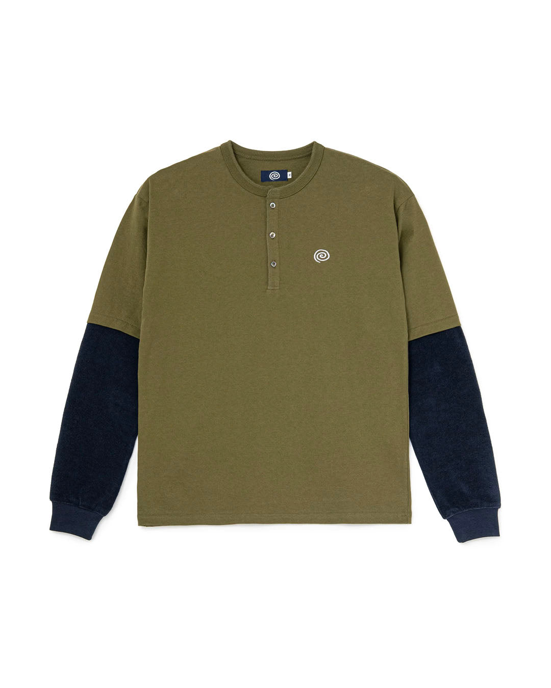 [SOL] FAKE LAYERED TEE - KHAKI