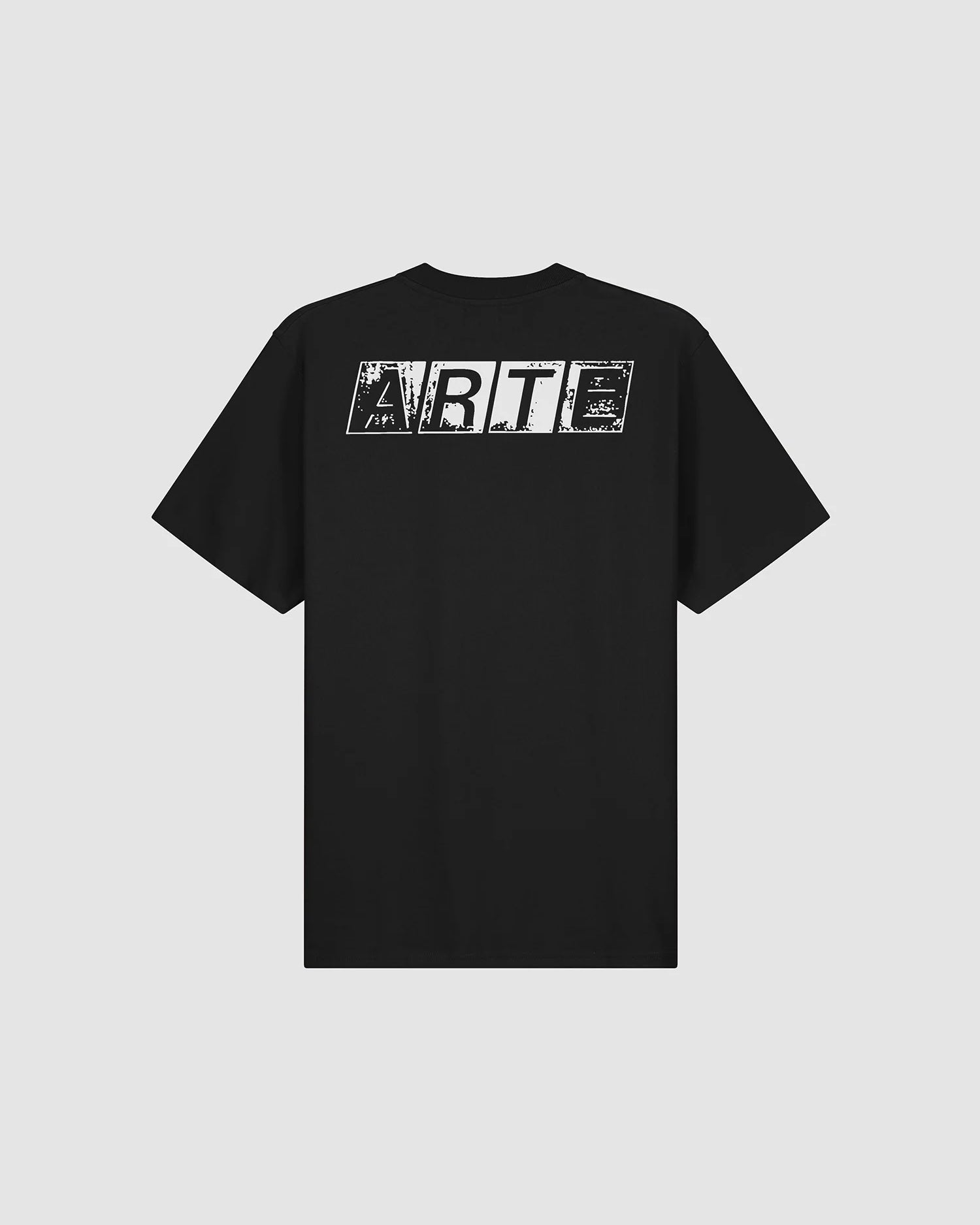 【ARTE ANTWERP】FADED BACK PRINT T-SHIRT - BLACK