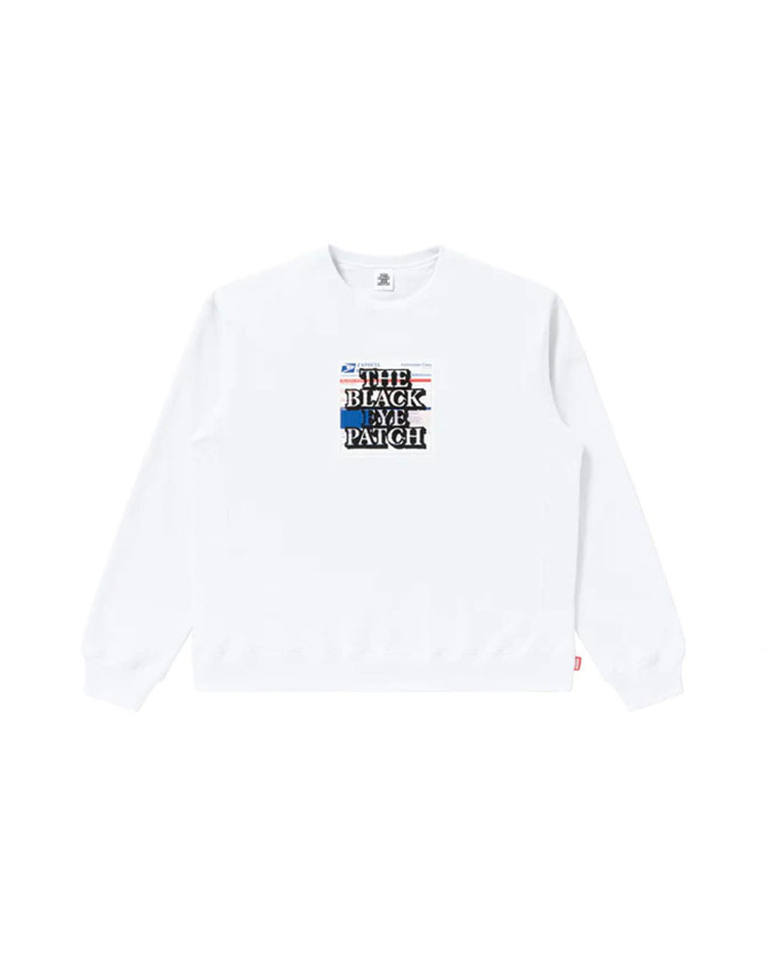 [BLACKEYEPATCH] PRIORITY LABEL CREWSWEAT - WHITE 